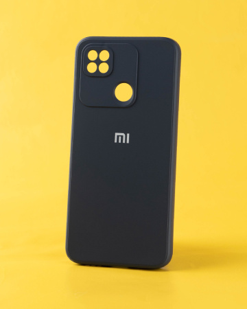 Чехол Silicone Cover Xiaomi Redmi 10C/Poco C40 темно-синий