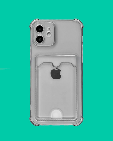 Чехол- накладка Slot iPhone 11 силикон черный