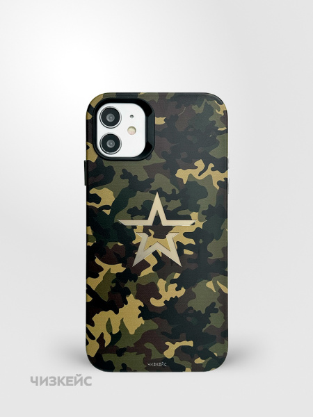 Чехол Чизкейс MagSafe iPhone 11 Звезда2 черный