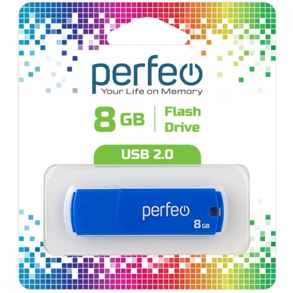 USB-накопитель 8 GB Perfeo C05 синий