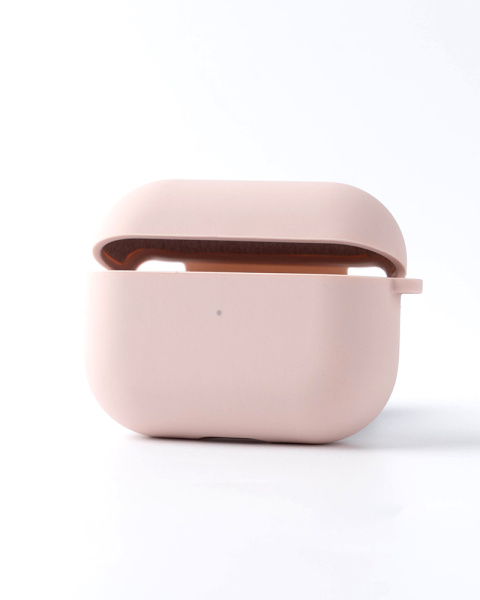Чехол Apple AirPods 1/2 Silicone Case розовый песок