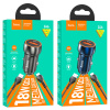 АЗУ HOCO Z46 (1USB, 3.0A, QC3.0, 18W) + кабель Micro USB синий