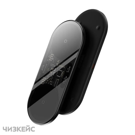 Беспроводное зарядное устройство Baseus Digital Led Display  (3A, 15W) черный