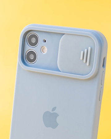 Чехол- накладка Touch Slide iPhone 12 Pro синий