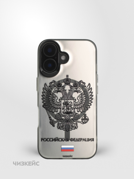 Чехол Чизкейс MagSafe iPhone 16 Федерация черный