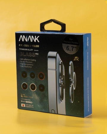 Защита для линзы ANANK iPhone 14 Pro/14 Pro Max черный