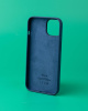 Чехол Apple Silicone Case iPhone 12/iPhone 12 Pro силикон темно-синий