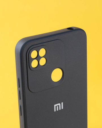 Чехол Silicone Cover Xiaomi Redmi 10C/Poco C40 темно-синий