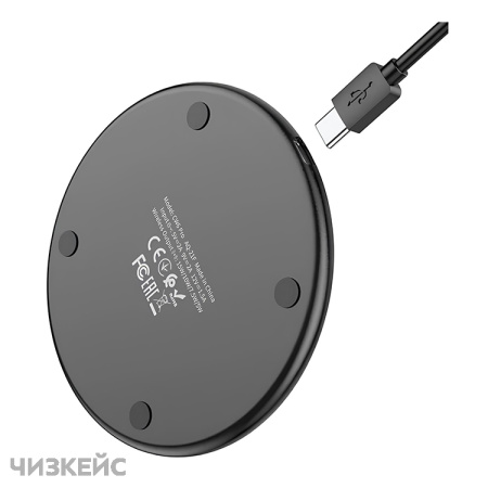 Беспроводное зарядное устройство HOCO CW6 Pro (3A, 15W) черный