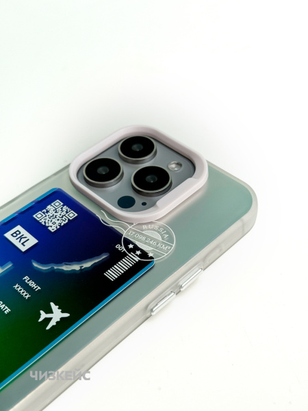 Чехол Чизкейс iPhone 12/iPhone 12 Pro Рейс Байкал белый