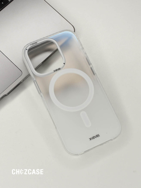 Чехол X-LEVEL Colorful iPhone 15 Pro белый
