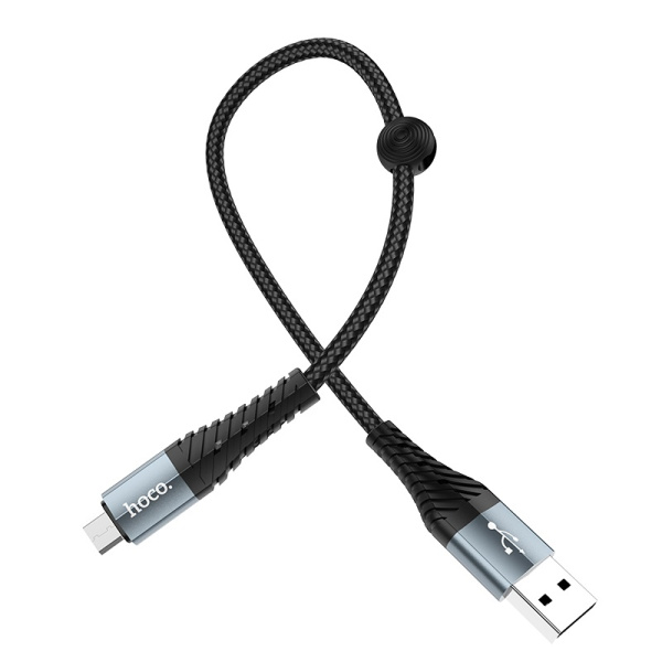 USB-кабель HOCO X38 Micro USB 0.25 м черный
