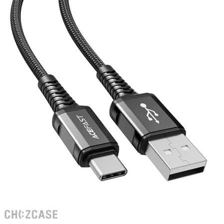 USB-кабель AceFast C1-04 Type-C 1 м черный