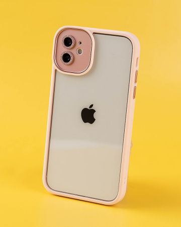 Чехол- накладка Sharm iPhone 12 розовый