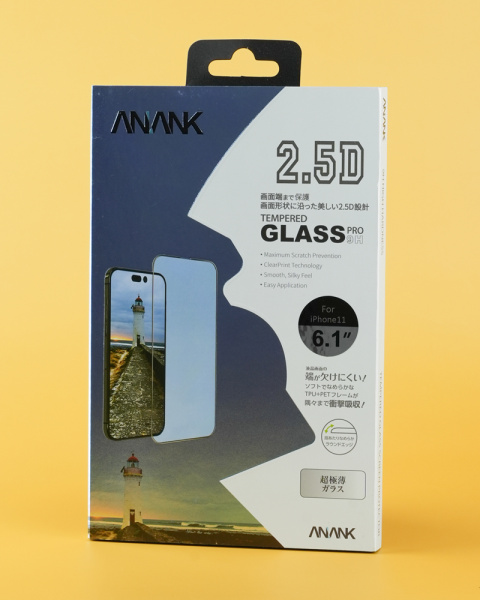 Защитное стекло ANANK 2.5D Full Glass Lite iPhone 15 Pro черный