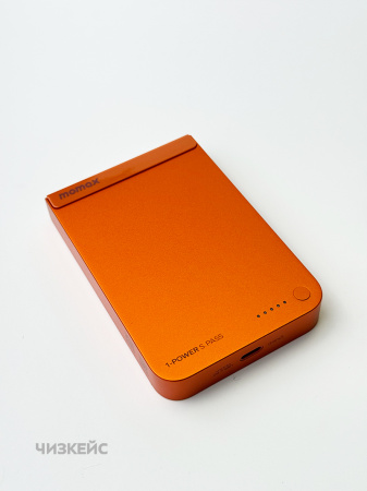 Внешний аккумулятор Momax 1-Power S.Pass Magnetic 10000mAh (Qi2, 30W) оранжевый