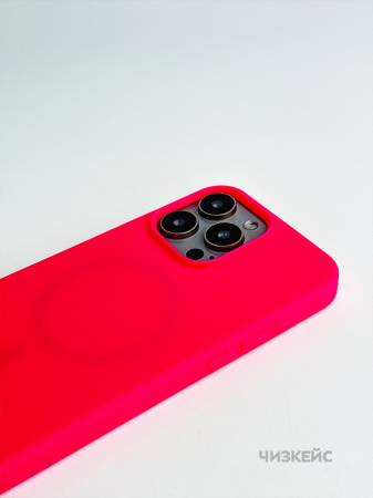 Чехол для iPhone 14 Pro Max в Иркутске с доставкой по России по цене 599 ₽ | Интернет-магазин Chizcase Чехол Палитра MagSafe iPhone 14 Pro Max ярко-розовый