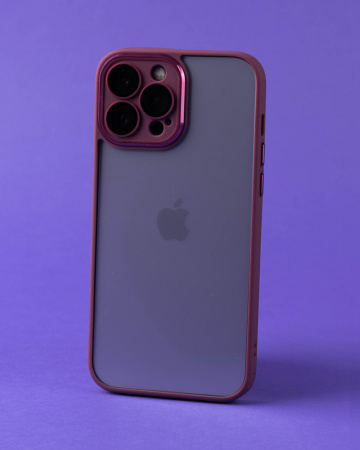 Чехол- накладка Easy Case iPhone 12 Pro Max бордо
