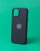 Чехол Apple Silicone Case Magsafe iPhone 15 Pro Max черный