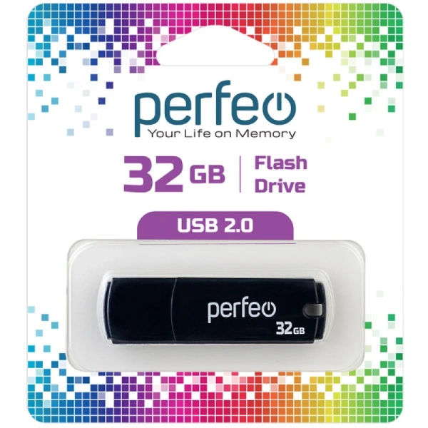USB-накопитель 32 GB Perfeo C05 черный