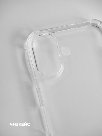 Чехол PP усиленный iPhone 17 силикон прозрачный