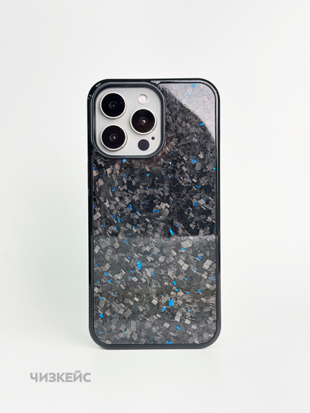 Чехол Бесконечность iPhone 17 Pro Max MagSafe синий