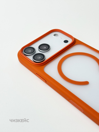 Чехол MOSBROS Comfortable Magsafe iPhone 17 оранжевый