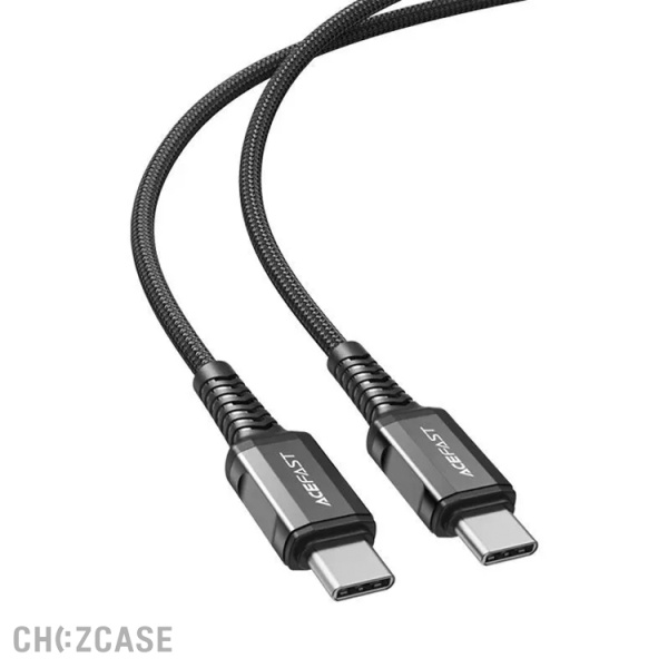 USB-кабель AceFast C1-03 Type-C/Type-C (60W) 1 м черный