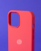 Чехол Apple Silicone Case iPhone 12 Pro Max силикон коралловый