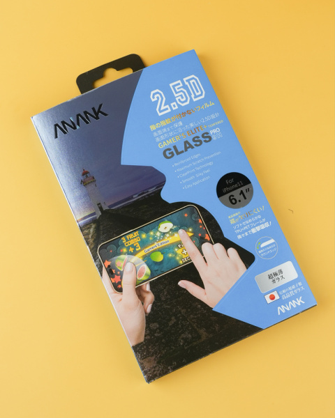 Защитное стекло ANANK 2.5D Game Edition iPhone 15 Plus матовое черный