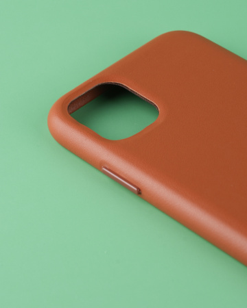 Чехол Eco-Leather iPhone 15 черный