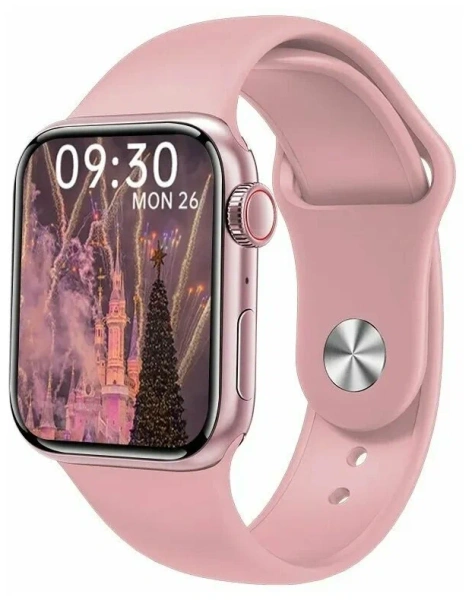 Смарт-часы X8 MINI 41 мм розовый