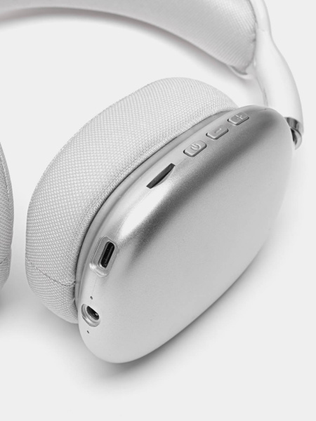 Наушники беспроводные HOCO ESD15 (Bluetooth 5.0) полноразмерные серебро