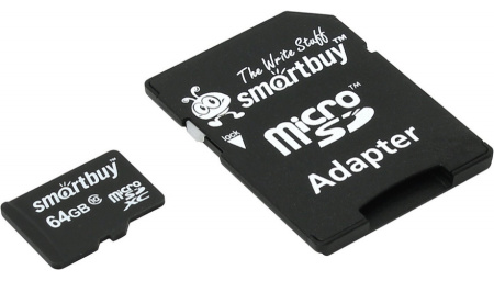 MicroSD SmartBuy LE (Class 10) 64 GB + адаптер