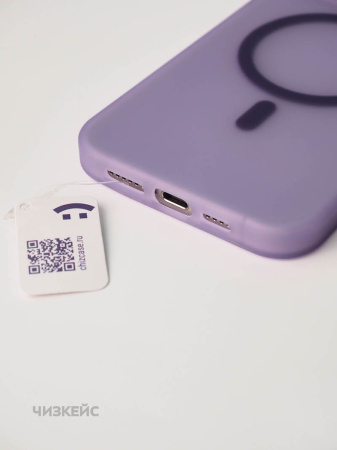 Чехол Дайкири Magsafe iPhone 16 Pro Max фиолетовый