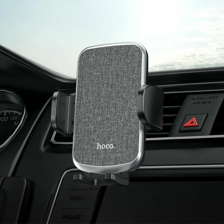 Автодержатель HOCO CA94 (дефлектор, зажим) черный