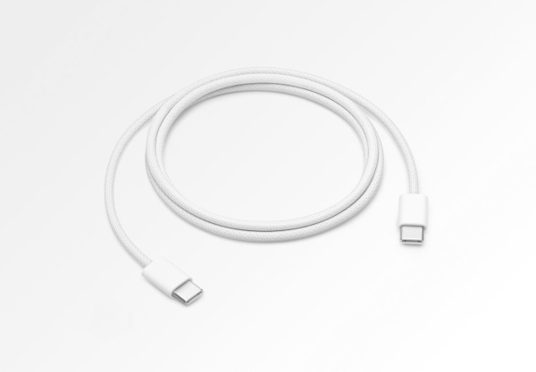 USB-кабель Apple Type-C/Type-C (60W, плетеный) 1 м белый