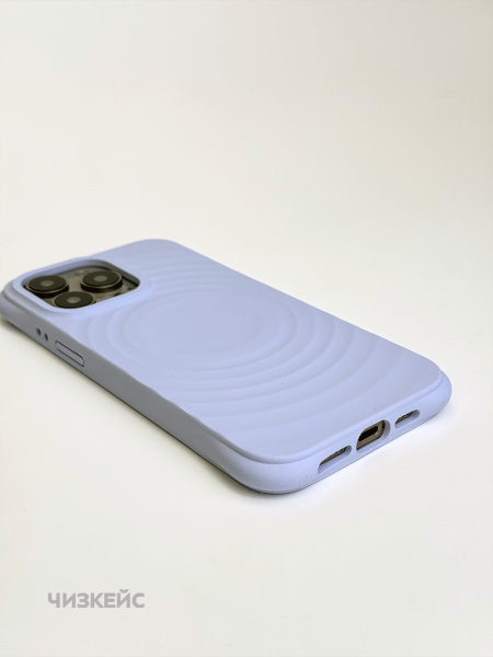 Чехол Волна MagSafe iPhone 16 лавандовый