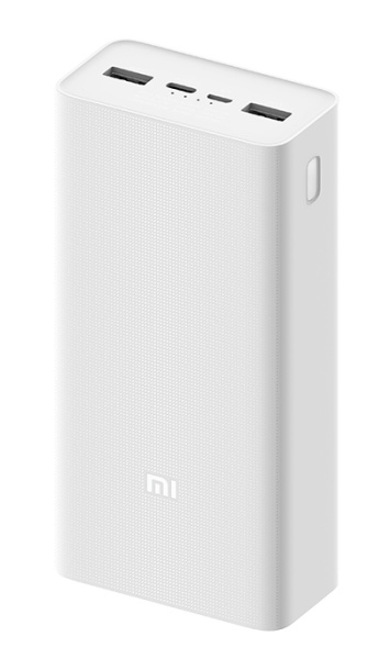Внешний аккумулятор Xiaomi Mi Power Bank 3 20000 mAh (2USB, Type-C, 18W, 3A) белый