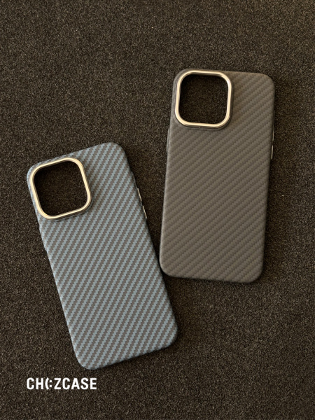 Чехол Luxo Life+ Carbon Magsafe iPhone 15 Pro синий