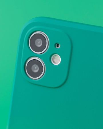 Чехол- накладка X-LEVEL Rainbow iPhone 12 Pro Max зелено-желтый