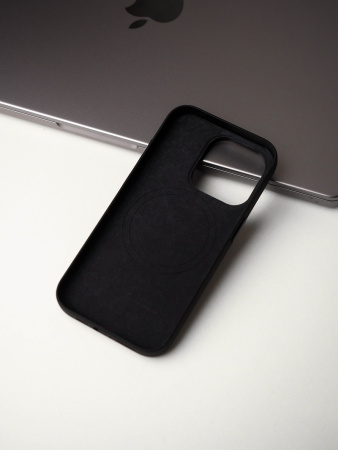 Чехол Apple FineWoven Case MagSafe iPhone 15 Pro черный