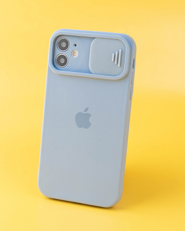 Чехол- накладка Touch Slide iPhone 12 Pro Max синий